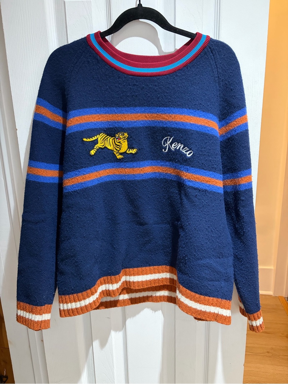 Kenzo Wool-Blend Jumping Tiger Sweater